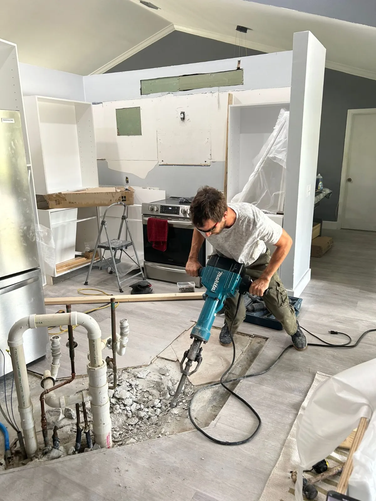 Kitchen demo Miami Shores